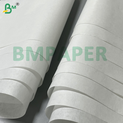 45g 40cm White Smooth Machine Glazed Kraft Paper In Roll