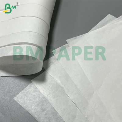 45g 40cm White Smooth Machine Glazed Kraft Paper In Roll