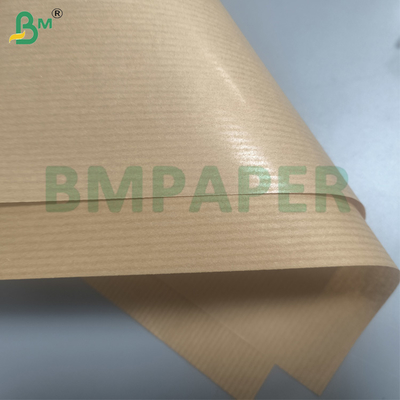 40g - 80gsm Unbleached Natural MG Ribbed Kraft Paper For Gift Wrapping