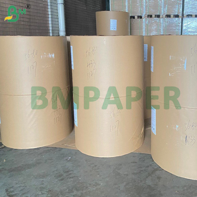 40g - 80gsm Unbleached Natural MG Ribbed Kraft Paper For Gift Wrapping