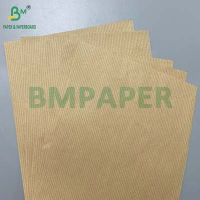 High Stiffness 50gsm 60gsm Brown Striped Kraft Paper For Flowers Packaging