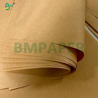 140g Semi - Extensible Brown Unbleached Cement Kraft Paper For Wrapping