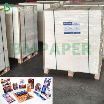 350gsm 400gsm White Blister Cardboard For Stationery Packaging 800 x 1000mm