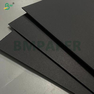 300gsm Smooth Deep Pure Black Black Cardboard Sheets For Box Packing 70 * 100cm