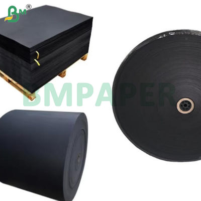 180gsm 230gsm Black Card Paper For Garment Label Good Stiffness 70 x 100cm