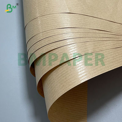 60gsm Flexible Protectiion Wrap Stripped Kraft Paper In Roll