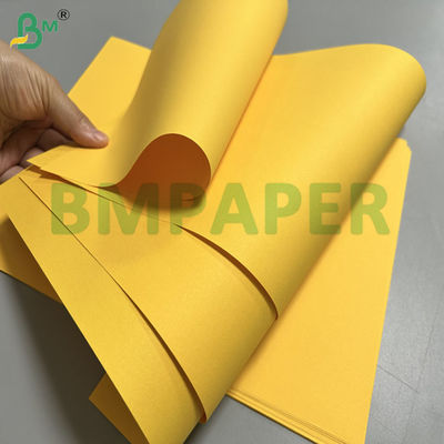 85gsm 90gsm Strong Strength Gold Yellow Kraft Paper To Envelope 70cm 80cm Reel