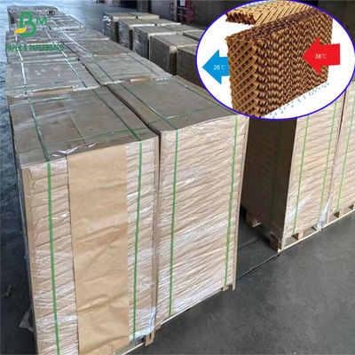 95gsm 110gsm Highly Water Absorption Cooling Pad Kraft Paper For Greenhouse Using 31 x 43inch