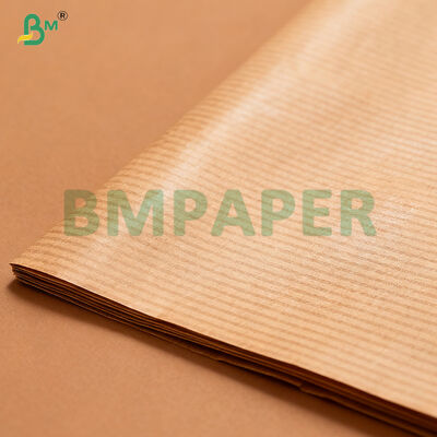 High Tear Resistance Machine Glazed Striped Kraft Paper 60-80gsm For Gigt Wrapping