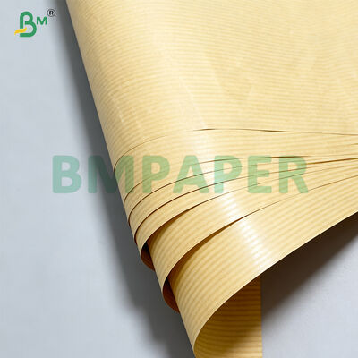 80gsm 90gsm high strength MG Stripped Kraft Paper For Handbag Making