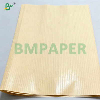 80gsm 90gsm high strength MG Stripped Kraft Paper For Handbag Making
