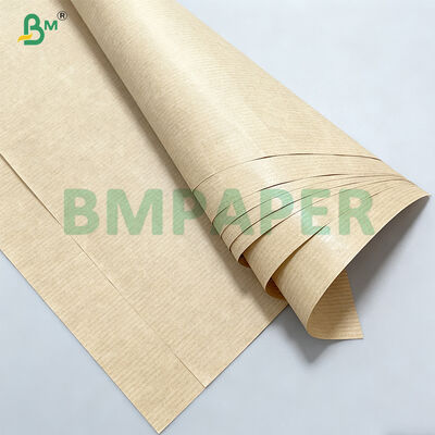 50gsm 60gsm High Folding Resistance Machine Glazed Stripped Kraft Paper Rolls For Wrapping