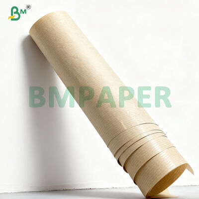 50gsm 60gsm High Folding Resistance Machine Glazed Stripped Kraft Paper Rolls For Wrapping
