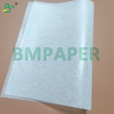38 - 90gsm White Glassine Paper For Food Packaging Grease & Oil Resistance