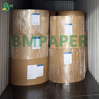38 - 90gsm White Glassine Paper For Food Packaging Grease & Oil Resistance
