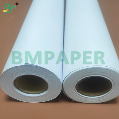 80 Gsm 2 inch 3 inch Core Size White CAD Plotter Paper Rolls