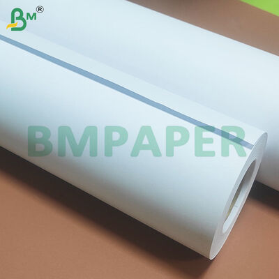 80 Gsm 2 inch 3 inch Core Size White CAD Plotter Paper Rolls