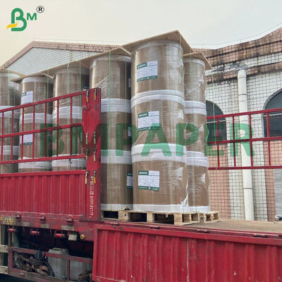 Wax Coated Gloss Mango Growing Bag Paper Black Back Material 56gsm