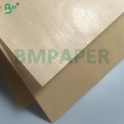 Recyclable Lined MG Brown Kraft Paper For Wrapping Ribbed Paper