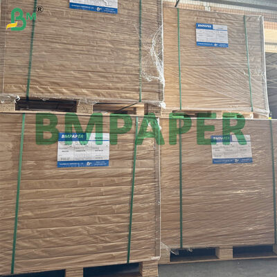 Recyclable Lined MG Brown Kraft Paper For Wrapping Ribbed Paper