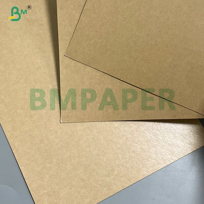 250g+ 10g 2S PE Brown Lunch Paper Board For Meal Prep Containers