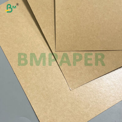 300gsm Double Sides PE Coated Greaseproof Brown Kraft Paper 