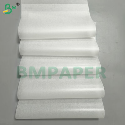 Wax Coated Glazed Paper 23gsm 40gsm Translucent Wrapping Paper For Food