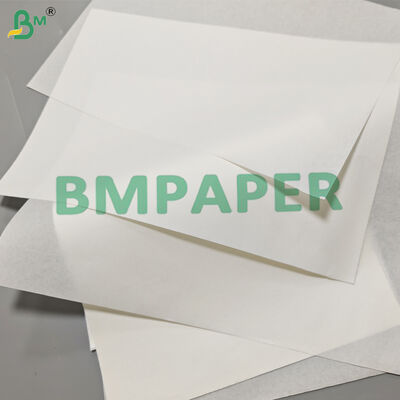 40gsm 60gsm White Greaseproof Paper Roll For Food Wrapping 1200mm PFAS Free