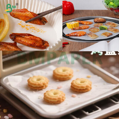 40g Food Safe Silicon Oil Paper Double Coated White For Oven / Air Fryer 