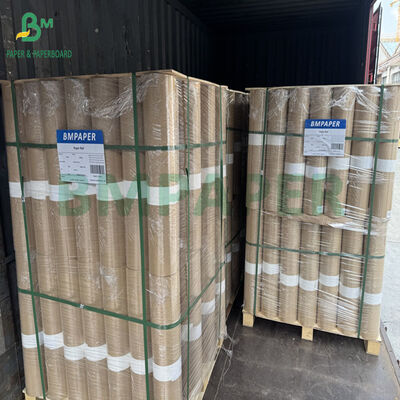 75gsm 80gsm 72inch 74inch Perforated Underlayer Brown Paper Roll For Garment