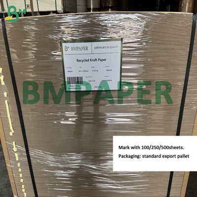 300gsm Recycled Brown Kraft Paper Sheets For Pallet Separation Custom Sizes