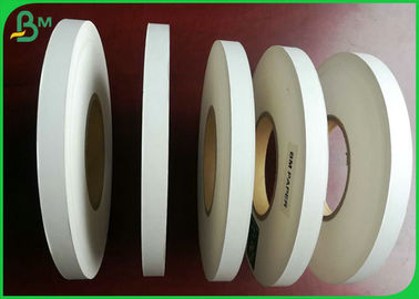 Width 14mm Food Grade White Kraft Paper Roll For Making Drinking Straws