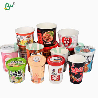 High Oil Resistant 20gsm 24gsm PE Coated Hot Soup Noodle Soup Paper