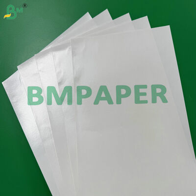 Heat-Sealable Oil-Resistant 15g PE Coating 120g White Kraft Paper Ideal for Dry Food Bags and Snack Packaging