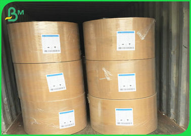 250gsm - 400gsm Unbleached Natural Brown Kraft Paper Roll For Food Container