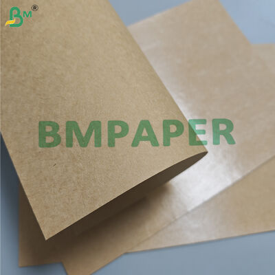 300gsm + 15g PE Coated Brown Kraft Paper For Street Food Tray Oil proof 85cm