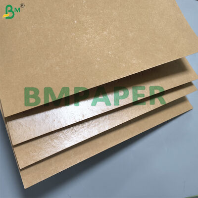 Brown PE Coated Kraft Paper Food Container Waterproof PE Coating On One Side