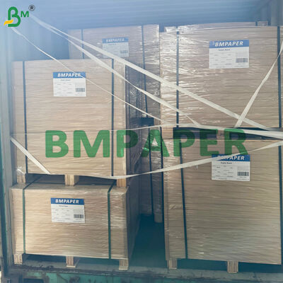 Brown PE Coated Kraft Paper Food Container Waterproof PE Coating On One Side
