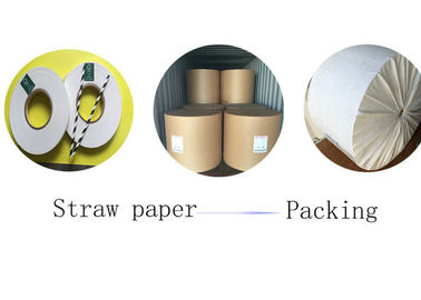 100% Food Grade Straw Wrapping Paper Roll Natural Material Black Straw Paper