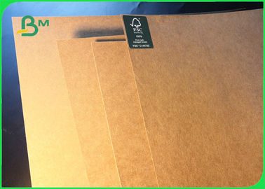 100GSM Environment Friendly Natural Brown Kraft Paper Jumbo Roll For Making Bag