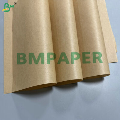 Eco-Friendly Greaseproof Brown Kraft Paper 30-45gsm Food Wrapping Paper for Bread Pastries Takeaway Packaging