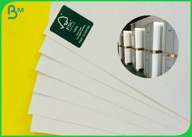 140g 150g 157g Gloss Coated Paper / Glossy White Paper With Virgin Wood Pulp Material