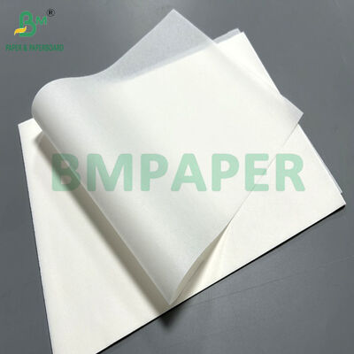 35gsm  40gsm White Color Greaseproof Paper For Fast Food Bags 390mm 532mm