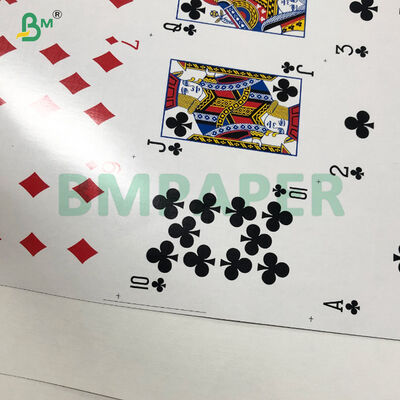 High Whiteness 300 GSM Linen Finish Black Core TCG Cardstock