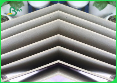 100% Recycled Pulp Fibre Grey Cardstock Paper , Various Thickness Grey Recycled Paper