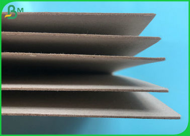 High Thickness Grey Cardboard Sheets 1mm 1.5mm Uncoated Recycled Gray Board