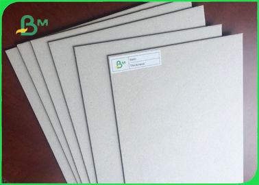 Uncoated 2mm 2.5mm Thick Grey Chipboard 700 * 1000mm For Hardcover