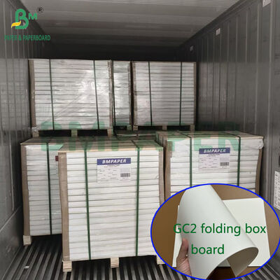 250g 300g 640 x 900mm Food Compliant GC2 folding box board For Frozen Foods