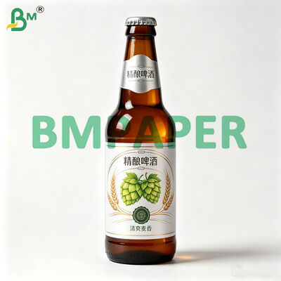 70gsm Metallized Wet Strength Paper For Beer Wine Label 1040mm X 730mm