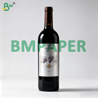 70gsm Metallized Wet Strength Paper For Beer Wine Label 1040mm X 730mm